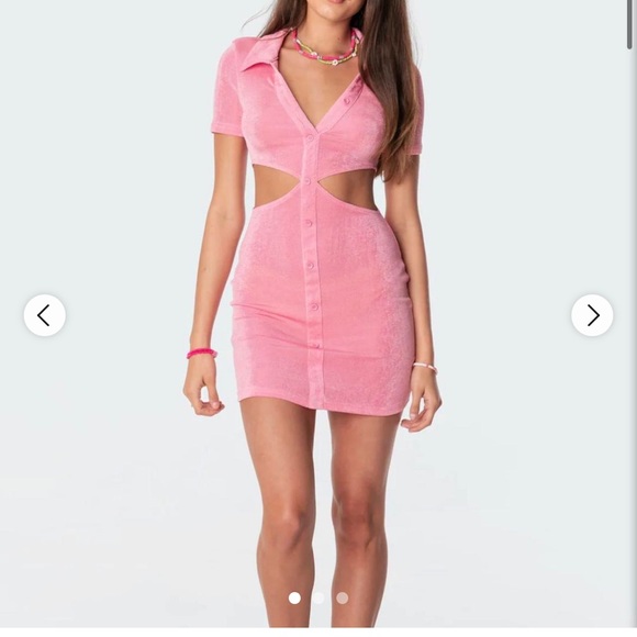 Runaway pink cutout mini dress Size 6 - Picture 4 of 8
